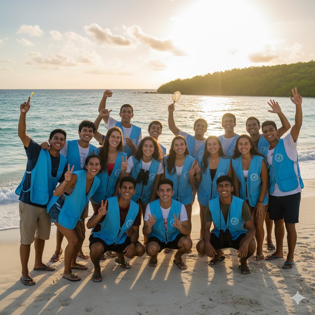 ¡Nuevas Voces! 15 Jóvenes Se Gradúan como "Guardianes del Océano"